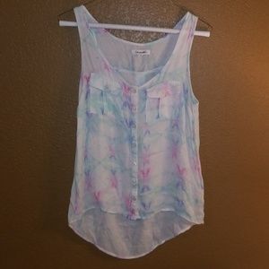 Multi color Sleeveless top